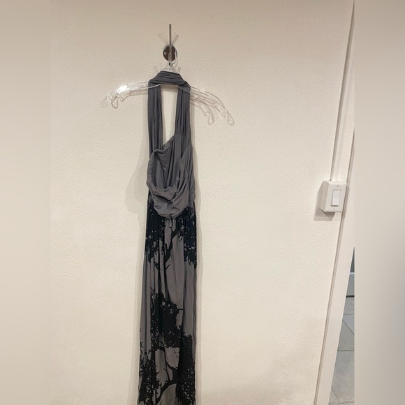 Gado Gado Tree Print One Shoulder Maxi Dress Size Small EUC - Picture 4 of 4